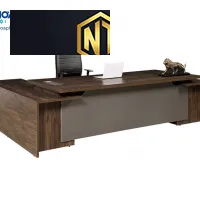 Bàn lãnh đạo cao cấp gỗ công nghiệp phủ melamine chất lượng cao LUXB3020V2